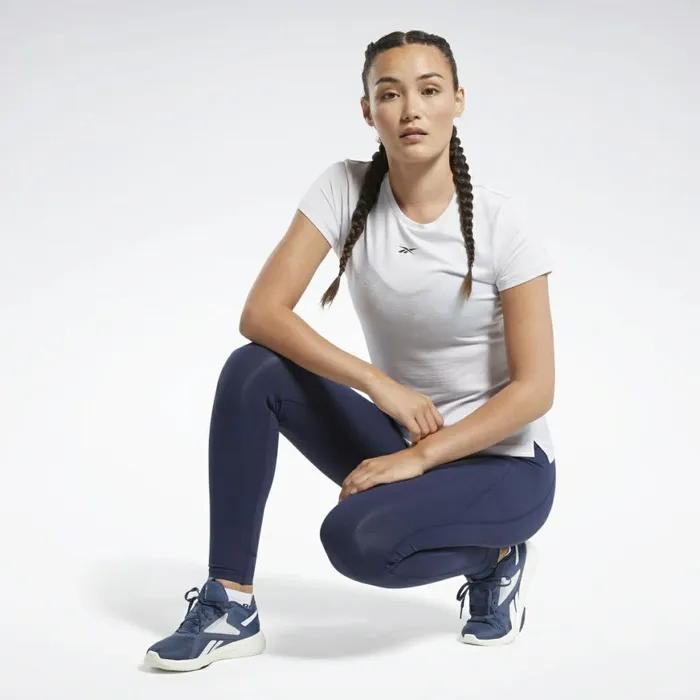Plus Size 1X4X Womens Reebok Lux HighRise 2 Leggings Vector Navy