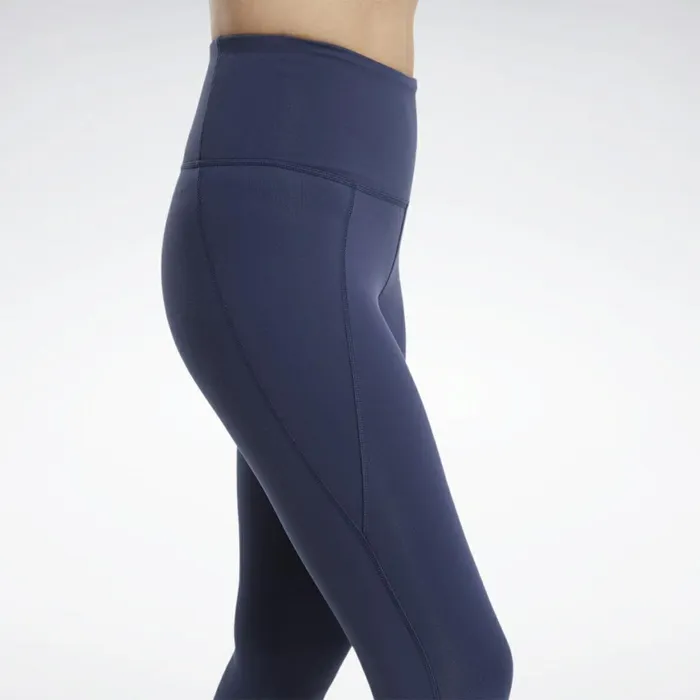 Plus Size 1X4X Womens Reebok Lux HighRise 2 Leggings Vector Navy