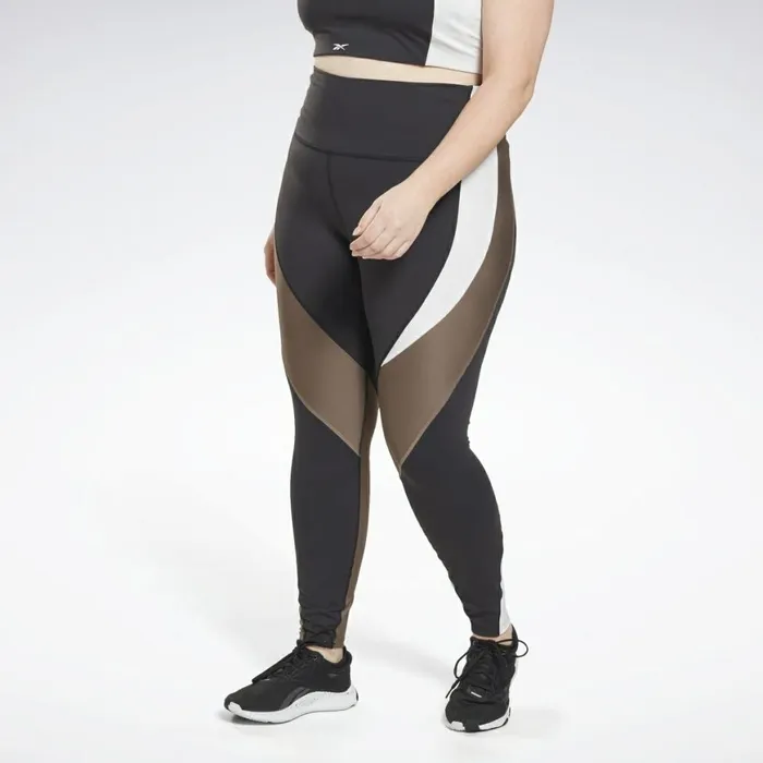 Plus Size 1X4X Womens Reebok Lux HighRise Leggings Plus Size Black