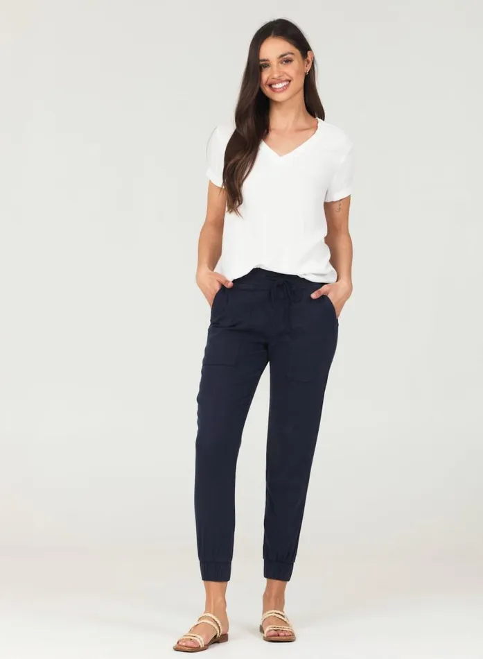 Pocket Jogger 8211 Endless Sea Women Bella Dahl Joggers Pocket Jogger 8211 Endless Sea Women Bella Dahl Joggers