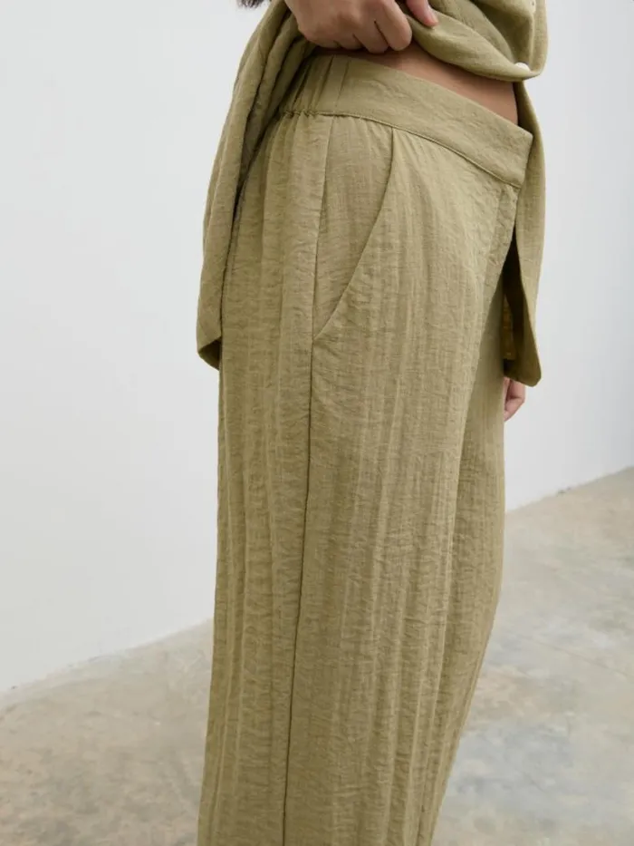 Pretty Lavish Bottoms Women Remy Trousers Olive