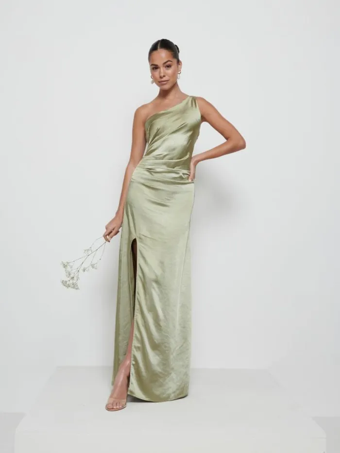 Pretty Lavish Bridesmaid Dresses Women Amelia Ruched Maxi Bridesmaid Dress Olive Pretty Lavish Bridesmaid Dresses Women Amelia Ruched Maxi Bridesmaid Dress Olive