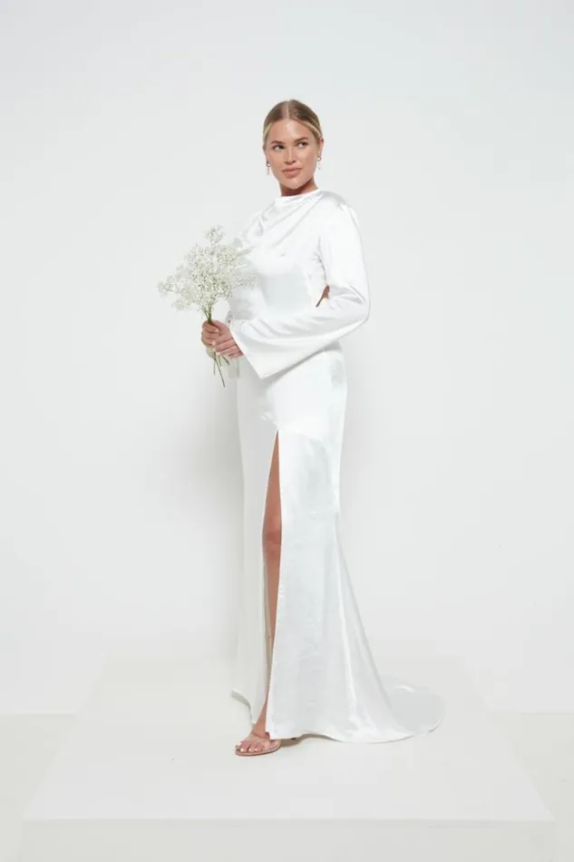 Pretty Lavish Bridesmaid Dresses Women Celina Maxi Dress Ivory