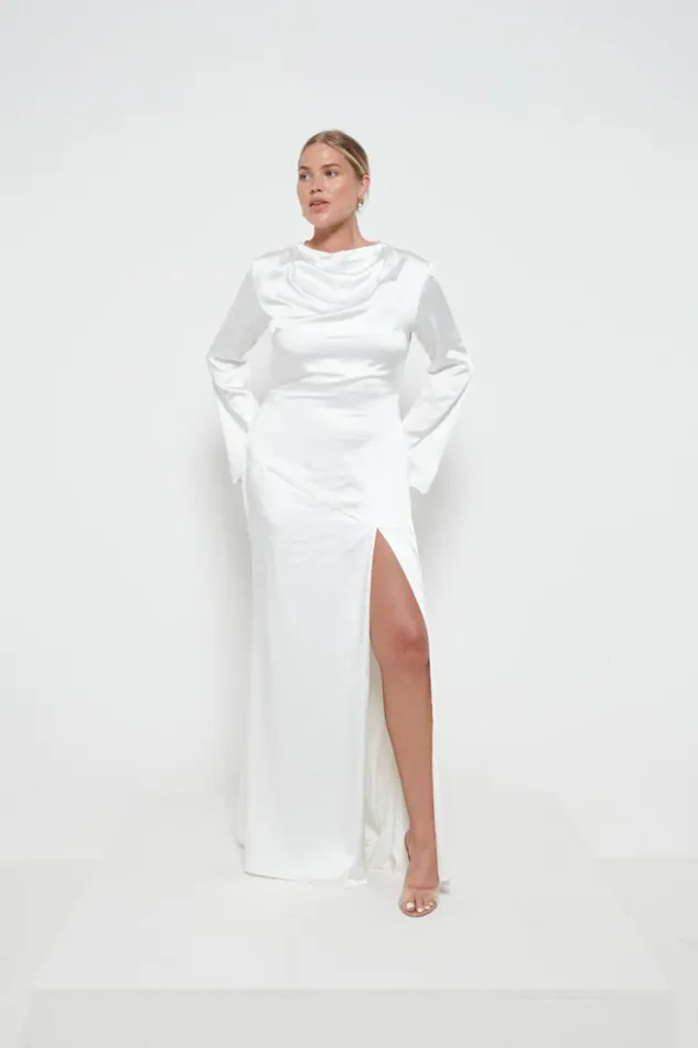 Pretty Lavish Bridesmaid Dresses Women Celina Maxi Dress Ivory
