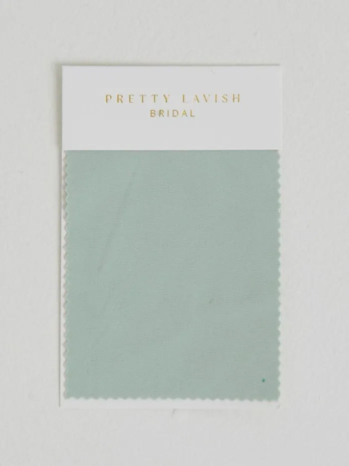 Pretty Lavish Bridesmaid Dresses Women Chiffon Sage Swatch Sage