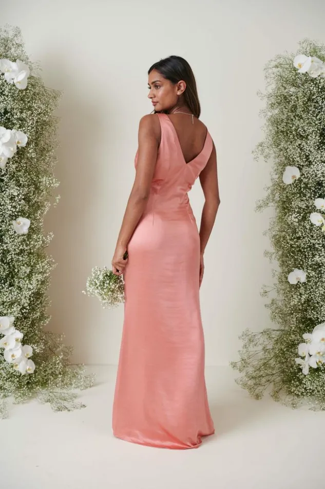 Pretty Lavish Bridesmaid Dresses Women Esmee Maxi Bridesmaid Dress Apricot Pink Pretty Lavish Bridesmaid Dresses Women Esmee Maxi Bridesmaid Dress Apricot Pink