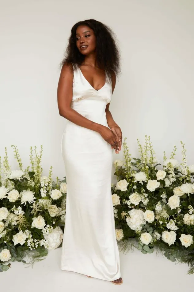 Pretty Lavish Bridesmaid Dresses Women Esmee Maxi Bridesmaid Dress Champagne