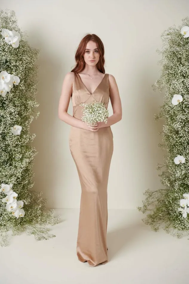 Pretty Lavish Bridesmaid Dresses Women Esmee Maxi Bridesmaid Dress Mocha Pretty Lavish Bridesmaid Dresses Women Esmee Maxi Bridesmaid Dress Mocha
