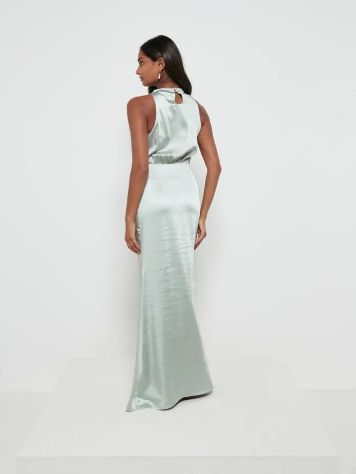 Pretty Lavish Bridesmaid Dresses Women Farrah Maxi Bridesmaid Dress Sage