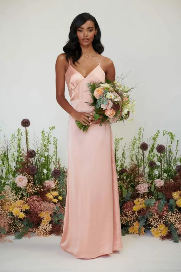 Pretty Lavish Bridesmaid Dresses Women Ines Recycled Maxi Bridesmaids Dress Matte True Blush Pretty Lavish Bridesmaid Dresses Women Ines Recycled Maxi Bridesmaids Dress Matte True Blush