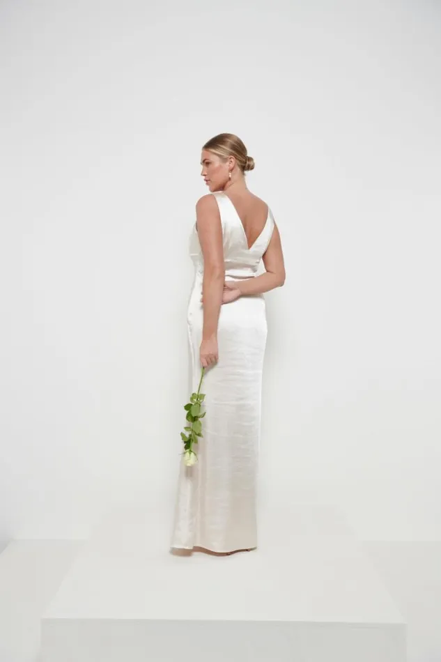 Pretty Lavish Bridesmaid Dresses Women Piper Maxi Bridesmaid Dress Champagne
