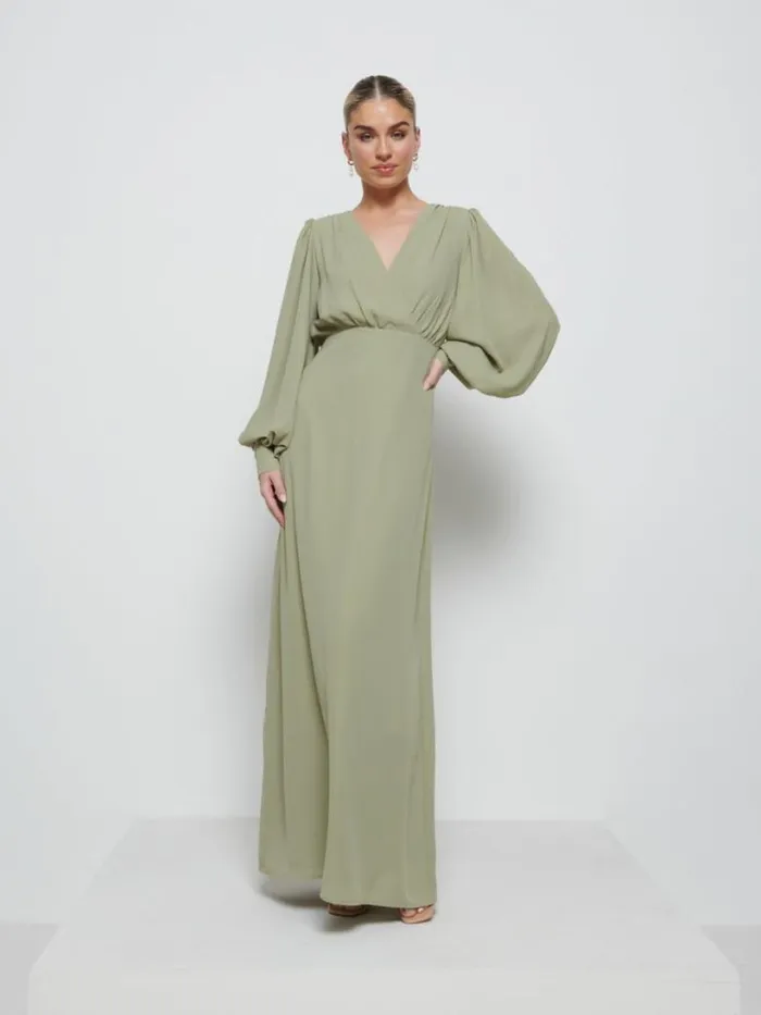 Pretty Lavish Bridesmaid Dresses Women Sienna Chiffon Bridesmaid Dress Olive