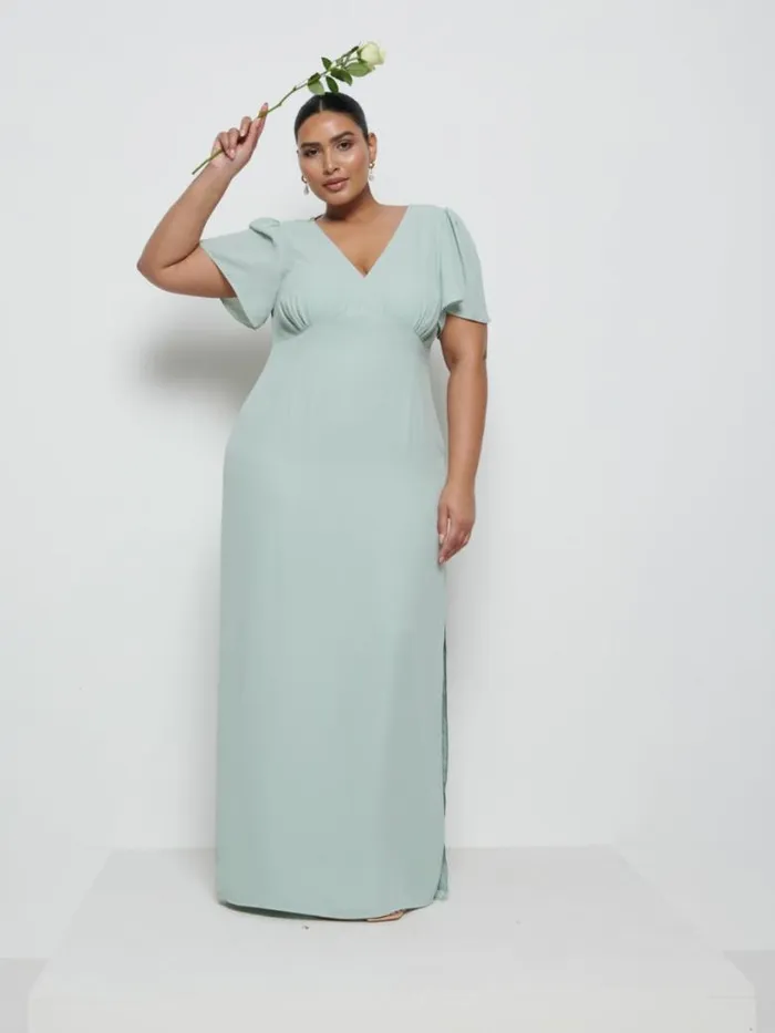 Pretty Lavish Chiffon Bridesmaid Dresses Women Edie Chiffon Maxi Bridesmaid Dress Curve Sage Pretty Lavish Chiffon Bridesmaid Dresses Women Edie Chiffon Maxi Bridesmaid Dress Curve Sage
