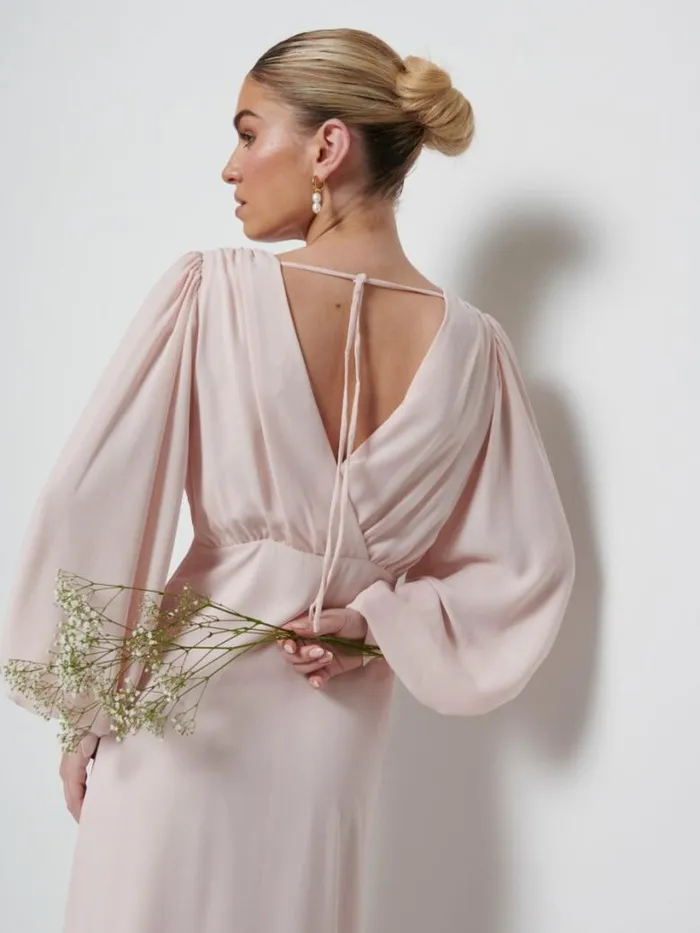 Pretty Lavish Chiffon Bridesmaid Dresses Women Sienna Chiffon Bridesmaid Dress Blush