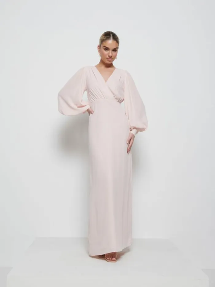 Pretty Lavish Chiffon Bridesmaid Dresses Women Sienna Chiffon Bridesmaid Dress Blush