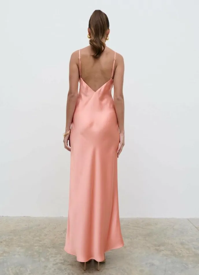 Pretty Lavish Dresses Women Jode Maxi Dress Apricot Pink