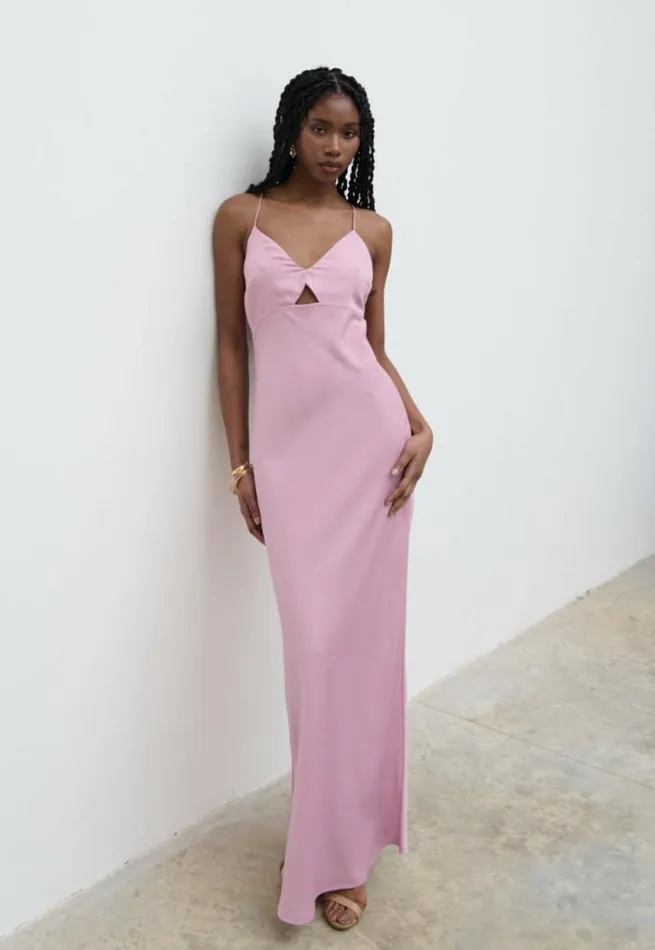 Pretty Lavish Dresses Women Onyx Cut Out Maxi Dress Purple
