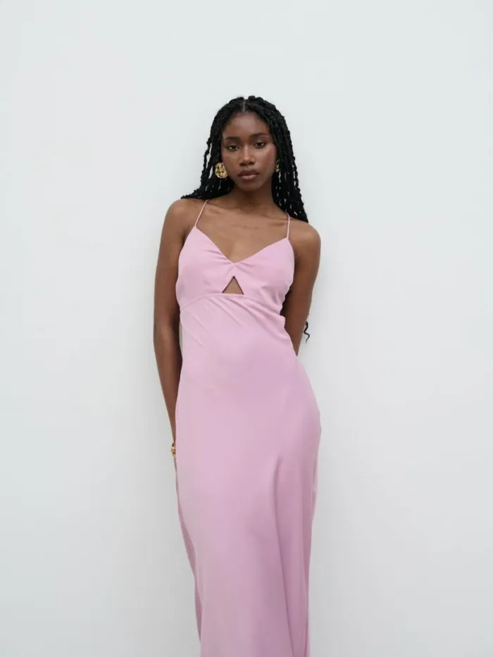 Pretty Lavish Dresses Women Onyx Cut Out Maxi Dress Purple