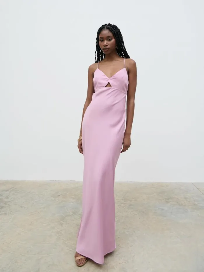 Pretty Lavish Dresses Women Onyx Cut Out Maxi Dress Purple