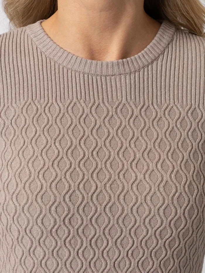 Primrose Knit Sweater 8211 Malt Malt Women Saint And Sofia Knitwear