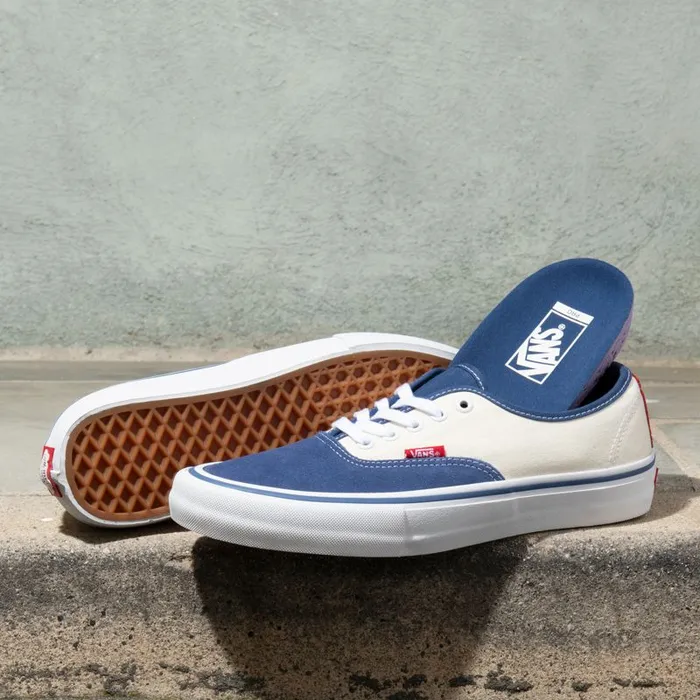 Pro Skate MenWomen Vans Authentic Pro Stv Navyclassic White