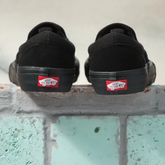 Pro Skate MenWomen Vans SlipOn Pro Blackout Pro Skate MenWomen Vans SlipOn Pro Blackout