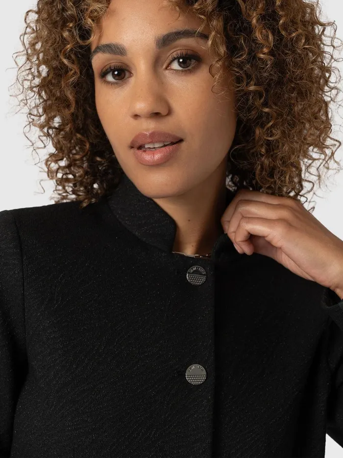 Ramone Jacket 8211 Zebra Jacquard Zebra Jacquard Women Saint And Sofia Coats and Jackets