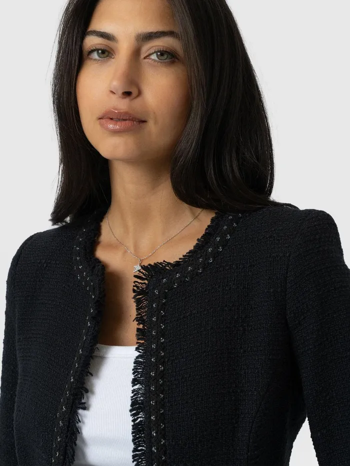 Rayner Jacket 8211 Black Boucl Black Boucl Women Saint And Sofia Blazers