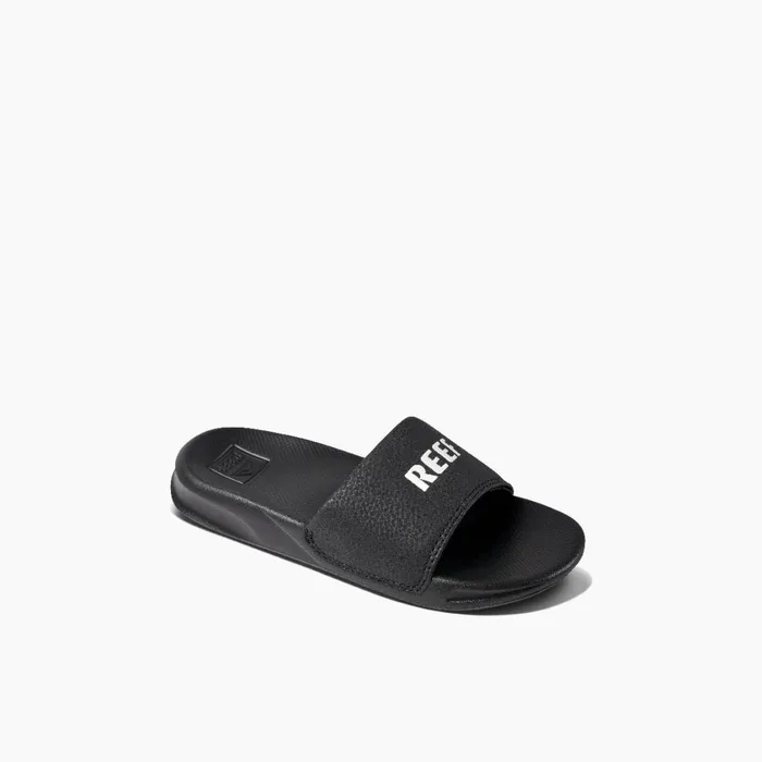 Reef Kids 58 Years One Slide Reef Blackwhite Reef Kids 58 Years One Slide Reef Blackwhite