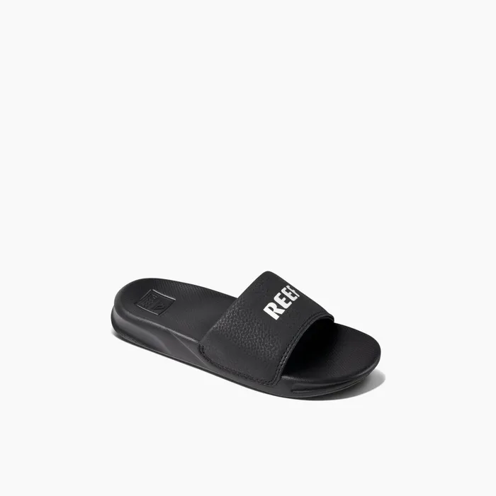 Reef Kids 58 Years One Slide Reef Blackwhite Reef Kids 58 Years One Slide Reef Blackwhite