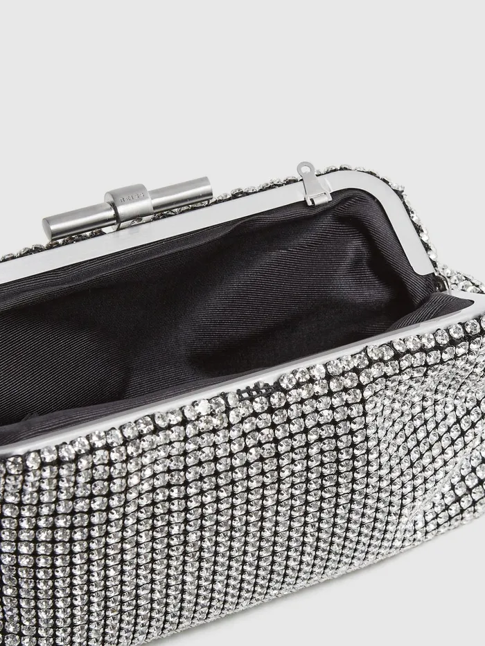 Reiss Bags Adaline Embellished Clutch Bag Opal 8211 Women
