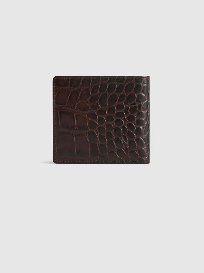 Reiss Bags and Wallets Cabot Leather Wallet Chocolate 8211 Men