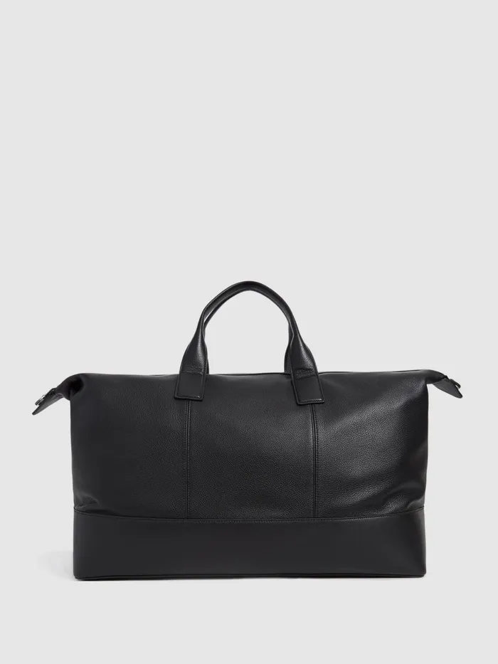Reiss Bags and Wallets Carter Leather Travel Bag Black 8211 Men