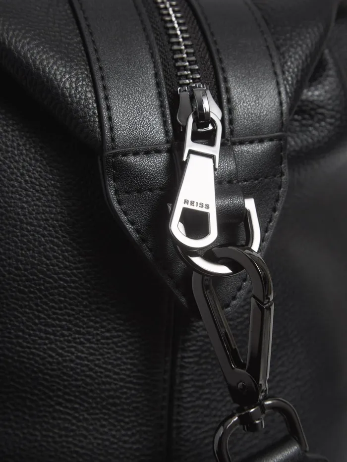 Reiss Bags and Wallets Carter Leather Travel Bag Black 8211 Men