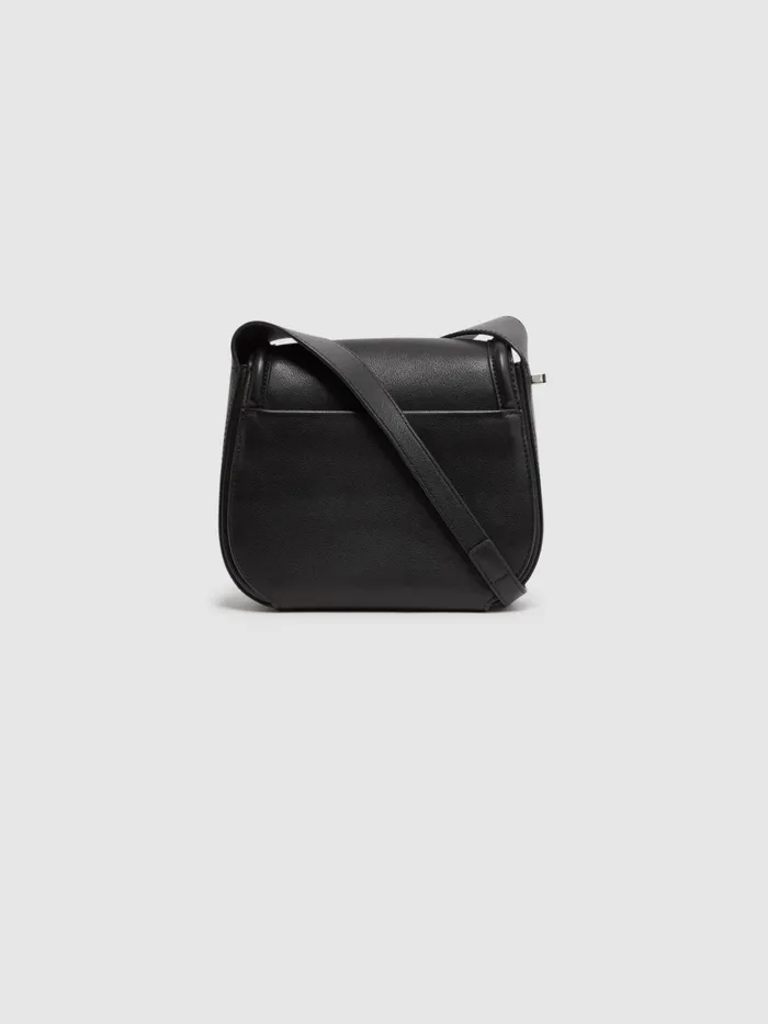 Reiss Bags Cleo Leather Saddle Bag Black 8211 Women