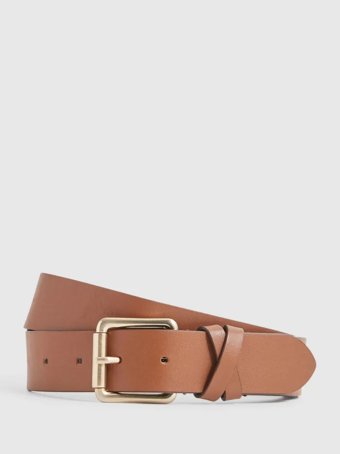 Reiss Belts Annexe Leather Belt Black 8211 Women