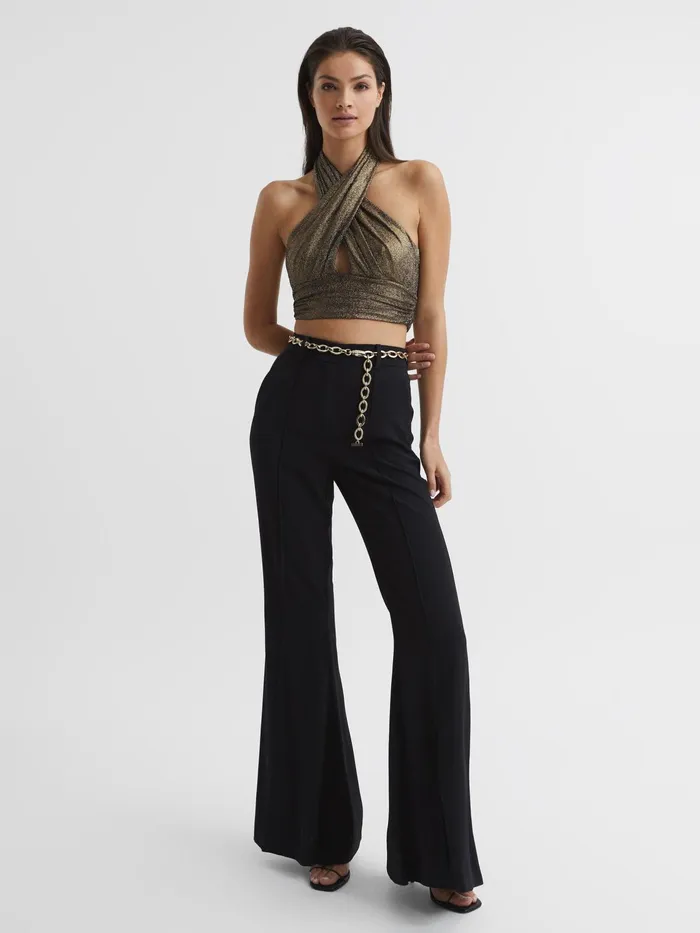 Reiss Belts Camilla Oval Chain Belt Gold 8211 Women