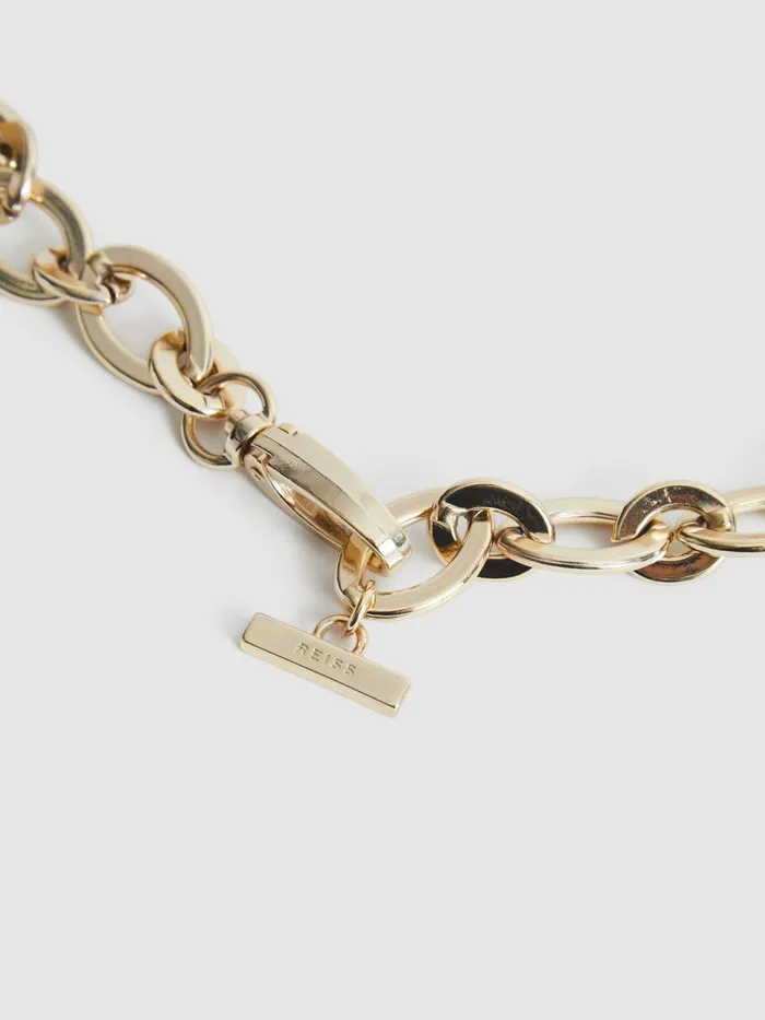 Reiss Belts Camilla Oval Chain Belt Gold 8211 Women
