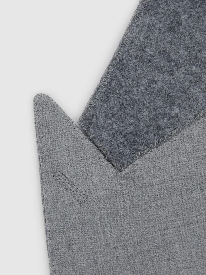 Reiss Blazers Arrow Slim Fit Single Breasted Wool Blend Blazer Soft Grey 8211 Men