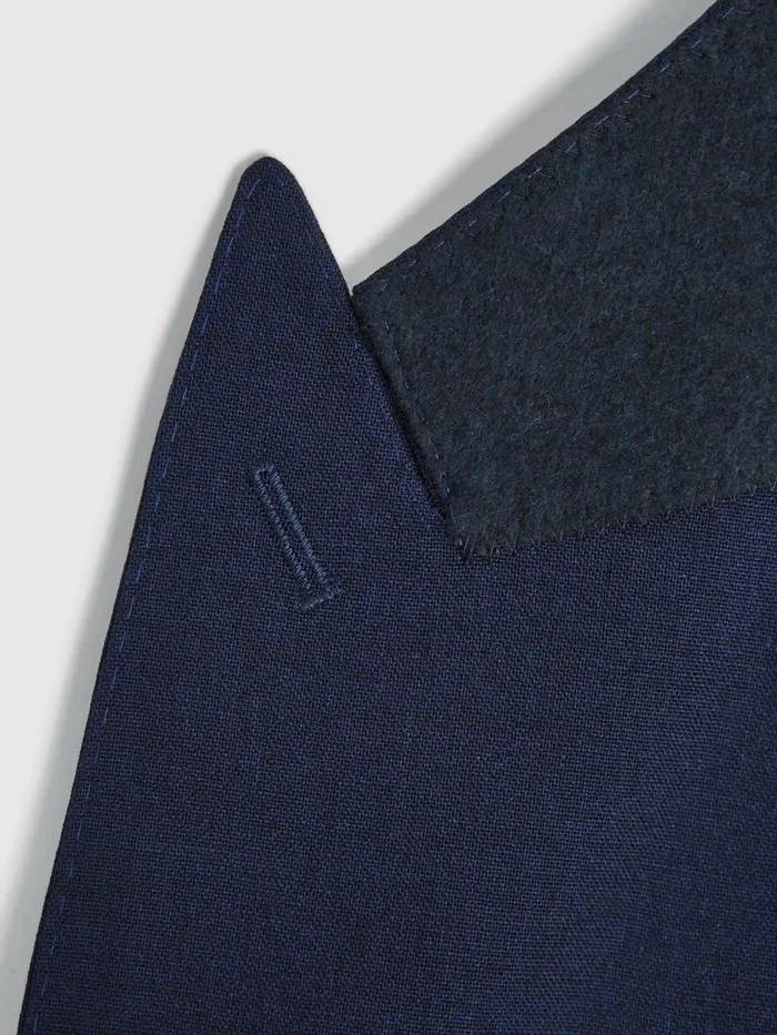 Reiss Blazers Bold Single Breasted Wool Blazer Navy 8211 Men