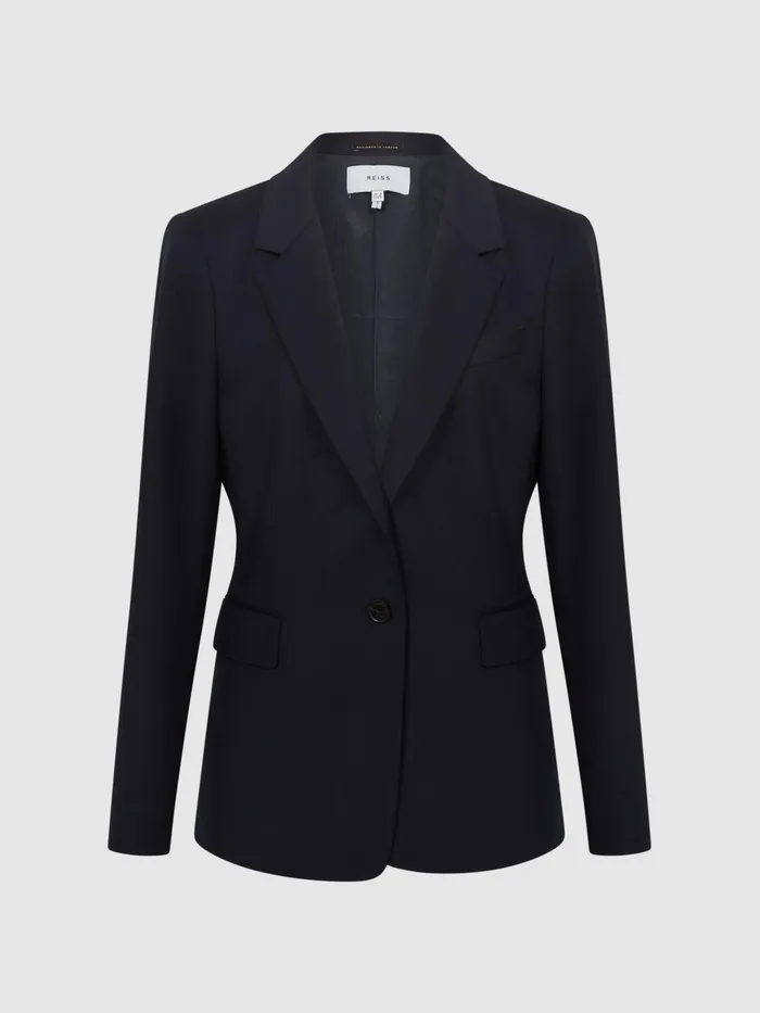 Reiss Blazers Haisley Single Breasted Blazer Black 8211 Women