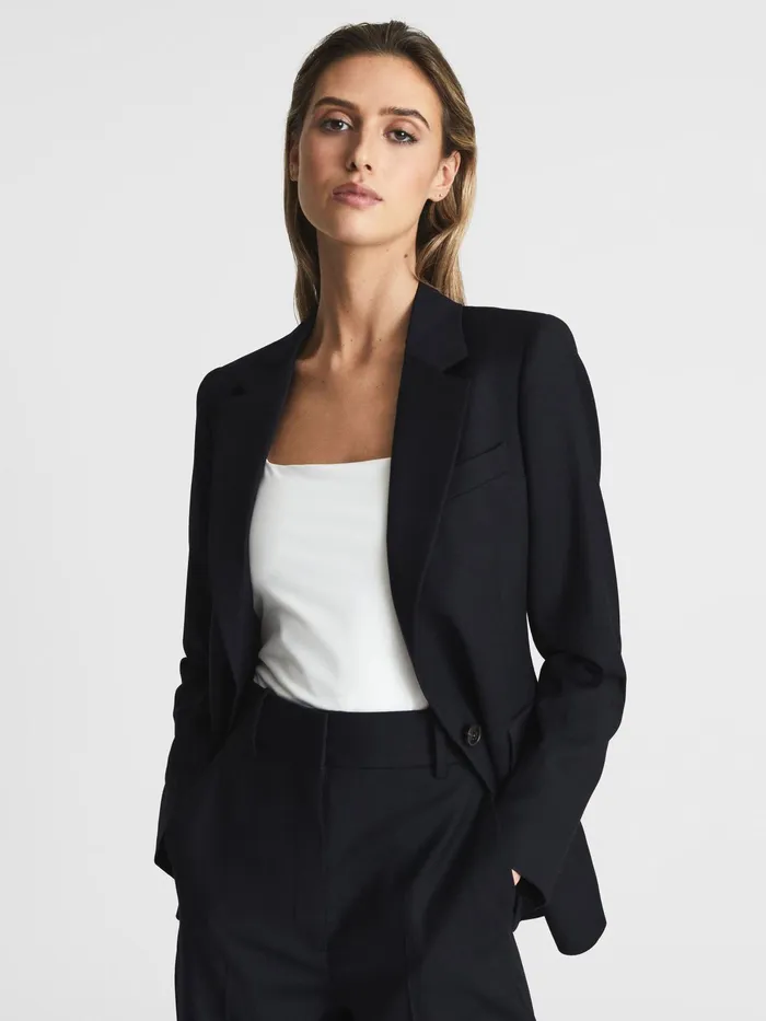 Reiss Blazers Haisley Single Breasted Blazer Black 8211 Women