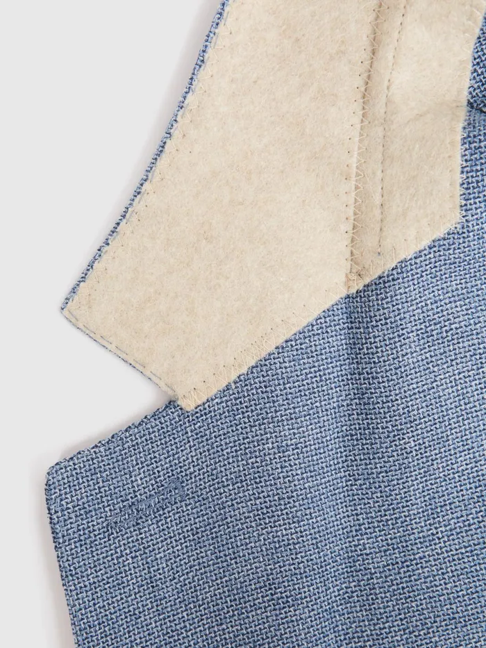 Reiss Blazers Ravenswood Single Breasted Patch Pocket Blazer Soft Blue 8211 Men