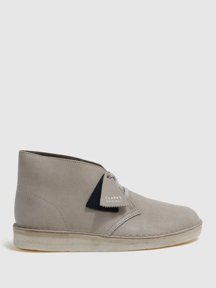 Reiss Boots Clarks Originals Suede Desert Boots Stone 8211 Men