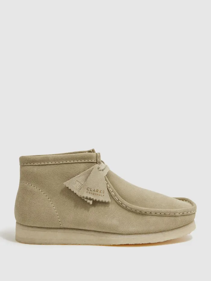 Reiss Boots Clarks Originals Suede Wallabee Boots Sand 8211 Men