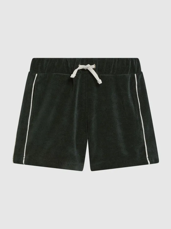 Reiss CoOrds Fredericks Towelling Drawstring Shorts Ecru 8211 Children