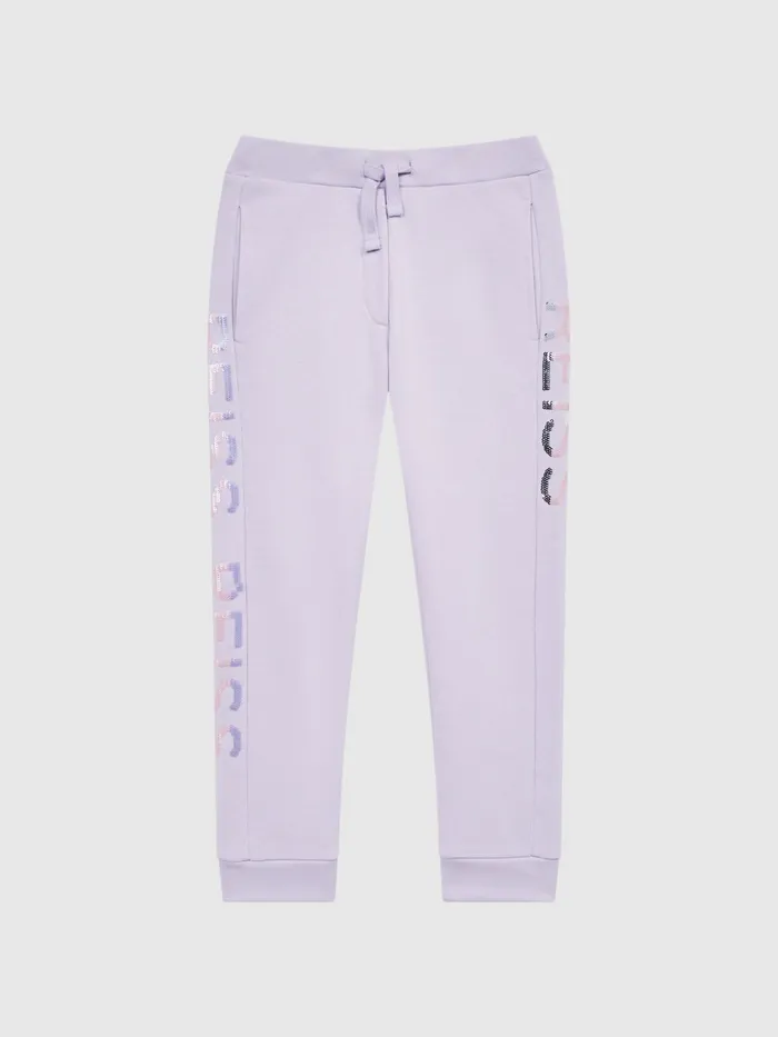 Reiss CoOrds Maria Sequin Joggers Lilac 8211 Children