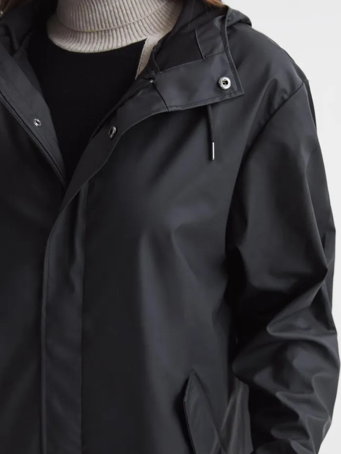 Reiss Coats and Jackets Rains Fishtail Parka Black 8211 Women