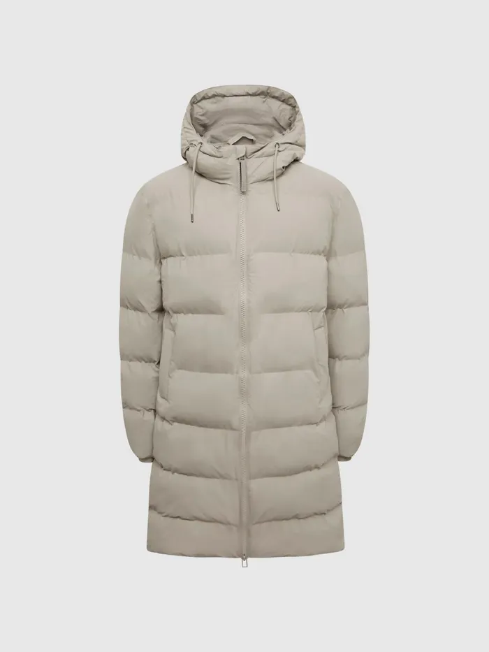 Reiss Coats and Jackets Rains Hooded Puffer Jacket Black 8211 Women