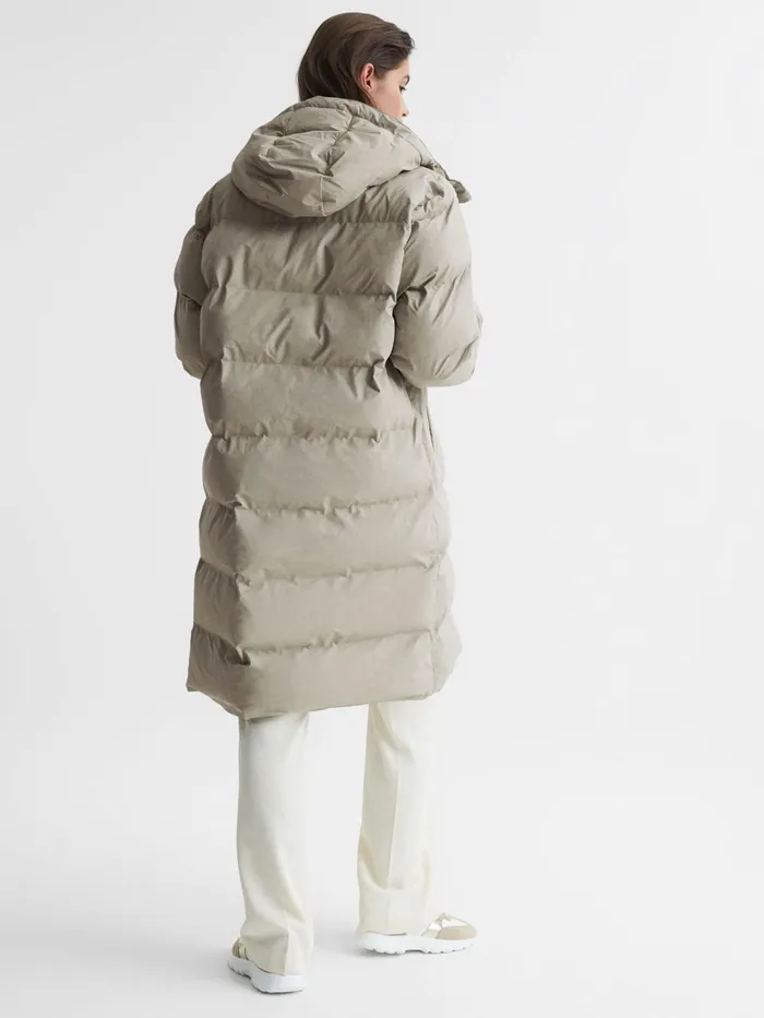 Reiss Coats and Jackets Rains Hooded Puffer Jacket Black 8211 Women